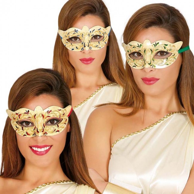 Antifaz Veneciano Mascarada Carnaval VKI® Encaje Máscara Veneciana Mujeres Mascaras Disfraz 