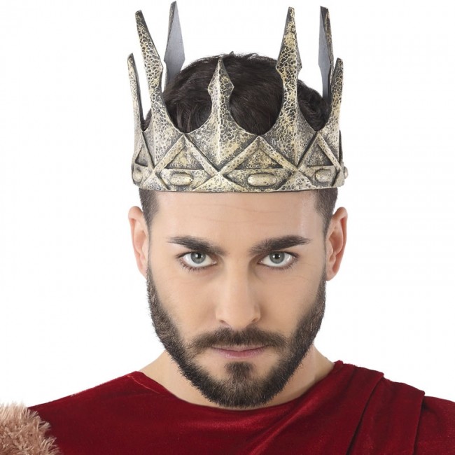 Corona Rey Medieval para disfraz【Envío en 24h】