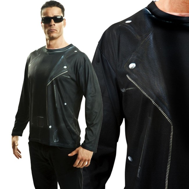 pistola Subordinar Oeste Disfraz camiseta Terminator adulto - Envío en 24h