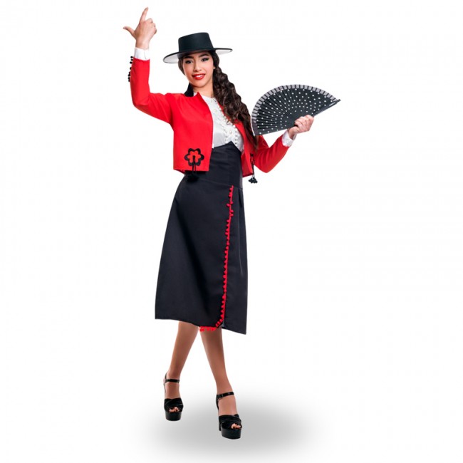 Conquistador centavo virtud Disfraz de Cordobesa Roja para mujer - Envío en 24h