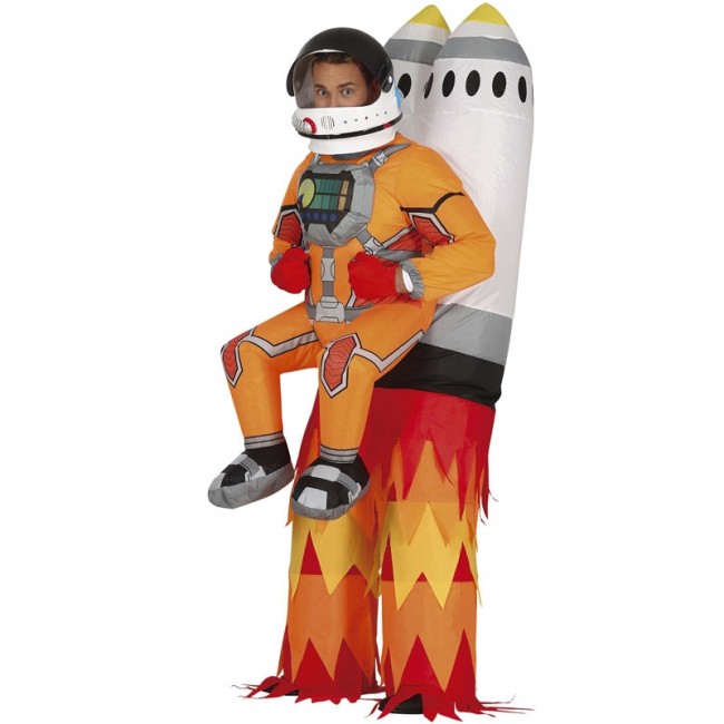 Accesorio De Disfraz De Casco De Astronauta Para Adulto