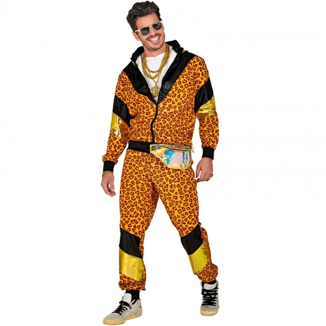 De Dios Onza Niño ▷ Disfraz Chándal con estampado de leopardo para adulto |【Envío en 24h】