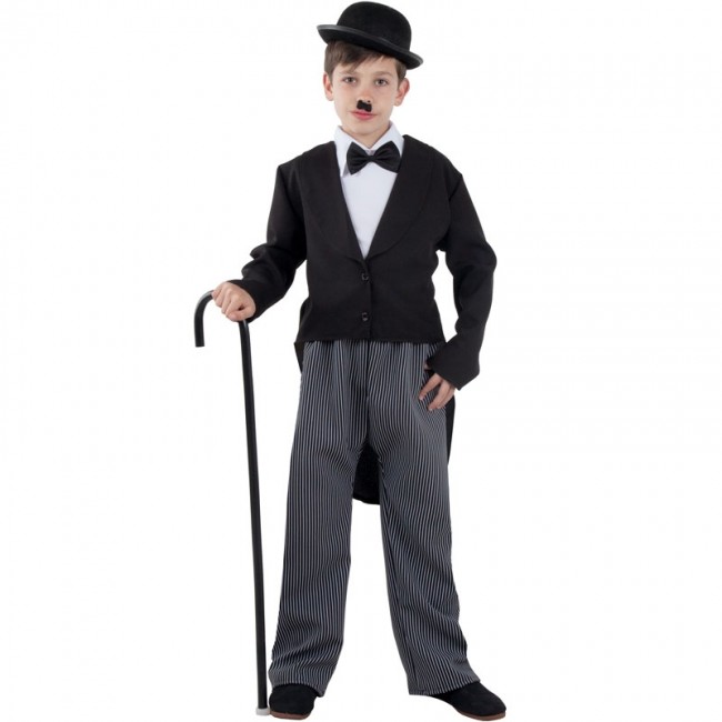 escaldadura pestaña Dificil ▷ Disfraz de Charles Chaplin para Niño【Envío en 24h】