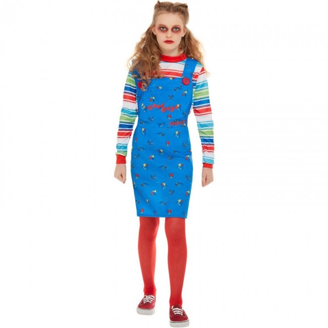 ▷ Disfraz Chucky para Niña |【Envío Halloween en 24h】