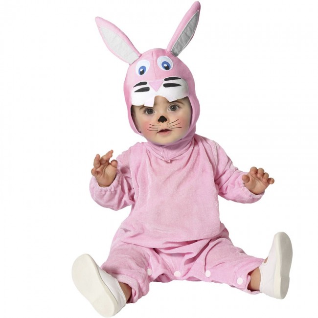 crema Renacimiento suspensión ▷ Disfraz Conejo rosa para Bebé |【Envío en 24h】