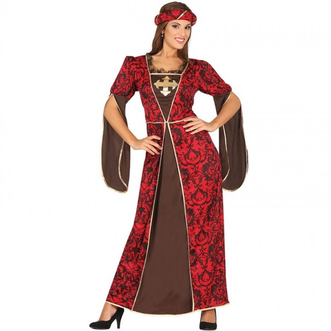 Disfraz Mujer Medieval De La Corte
