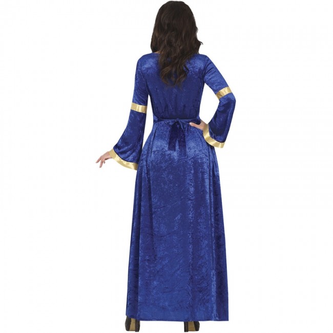 ▷ Disfraz Dama Medieval azul para Mujer