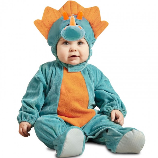 ▷ Disfraz Dinosaurio Triceratops para bebé