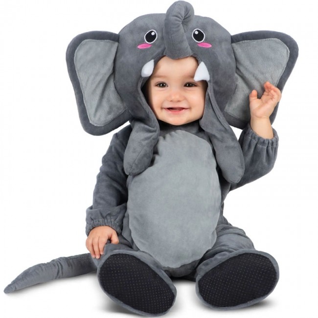 Traje de traje de elefante bebé recién nacido, traje de foto de