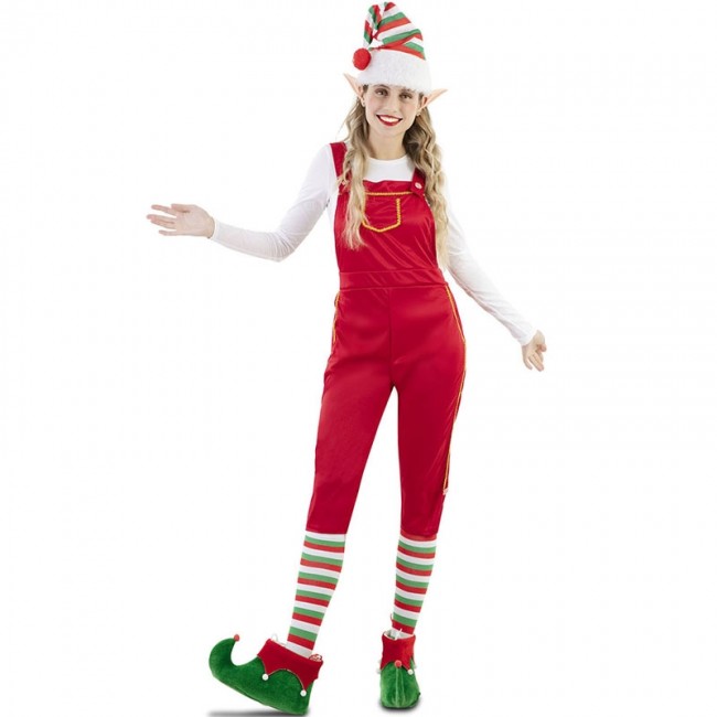 Anunciante Marty Fielding Inferior ▷ Disfraz Elfa de Santa Claus para Mujer de Navidad |【Envío en 24h】