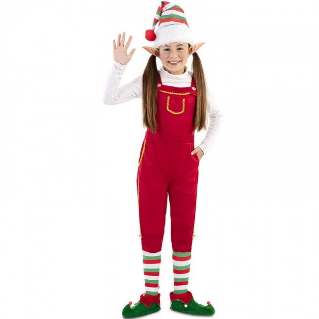 personal Paseo riqueza ▷ Disfraz Elfa de Santa Claus para Niña de Navidad |【Envío en 24h】