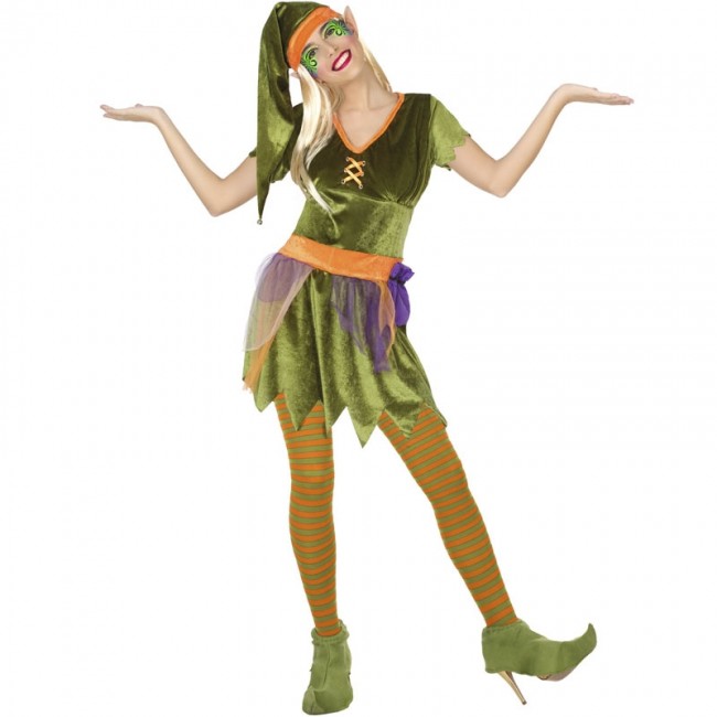Disfraz de Elfa del bosque para mujer