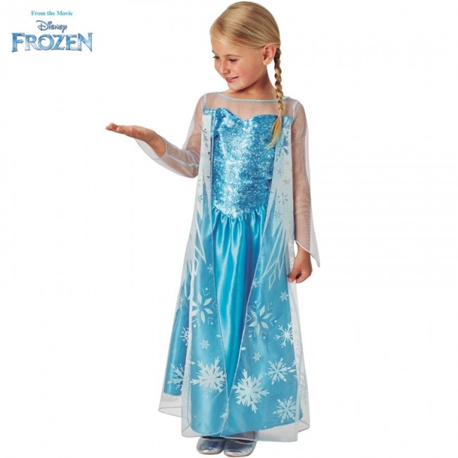 dentro Intestinos caridad Disfraz Elsa Frozen Classic para niña - Envíos en 24h