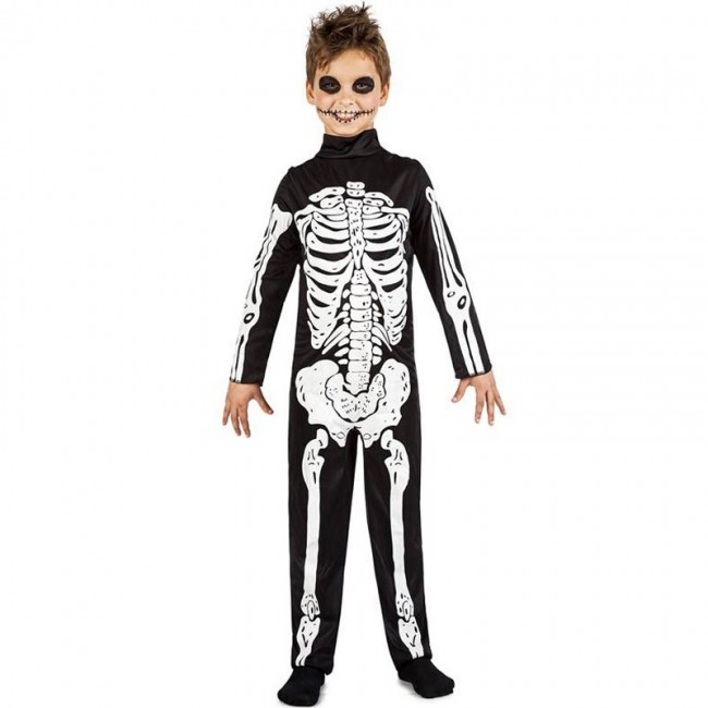 visión alumno Delicioso ▷ Disfraz Esqueleto de las tinieblas para Niño |【Envío Halloween en 24h】