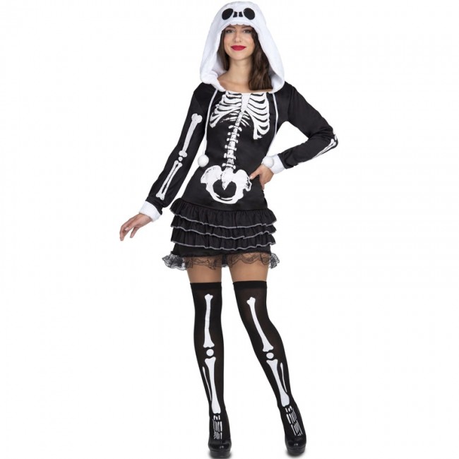 colonia vocal cebra ▷ Disfraz Esqueleto Gótico para Mujer |【Envío Halloween en 24h】