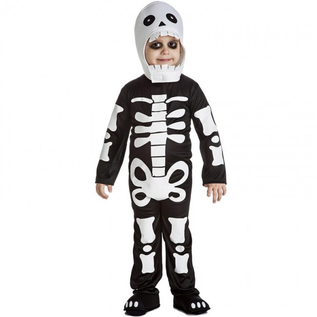 Tahití voz cera ▷ Disfraz Esqueleto huesos grandes para Niño |【Envío Halloween en 24h】