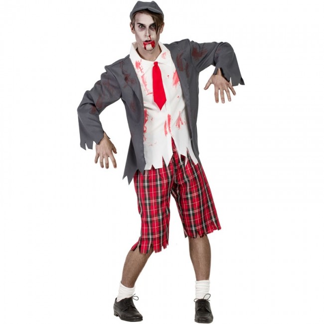Derivar Muslo Cabecear Disfraz Estudiante Zombie para Hombre - Envíos Halloween en 24h