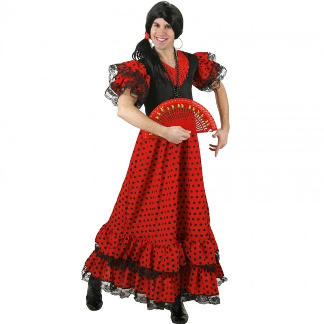 predicción elegante rodear Disfraz de Flamenca para hombre | Envío en 24h