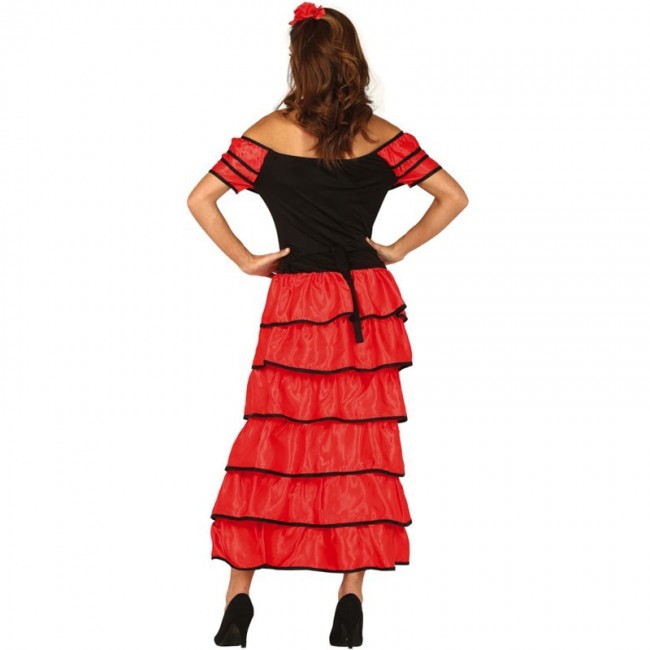 ▷ Disfraz Flamenca Roja para Mujer【Envío en 24h】