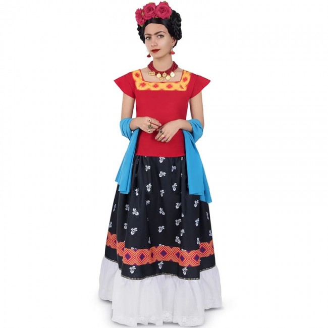 ▷ Disfraz de Frida Kahlo para Mujer 【OFICIAL】 y Barato