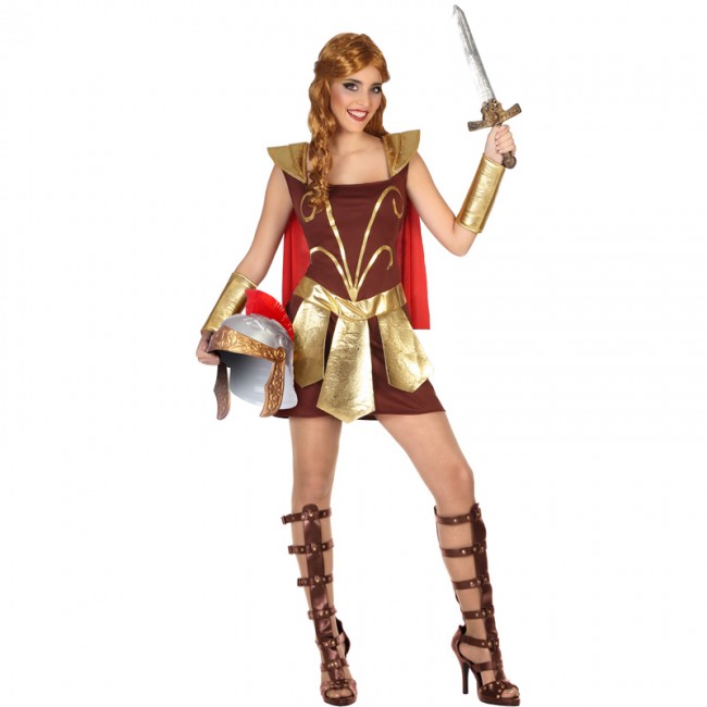 sílaba paquete taburete Disfraz de Gladiadora Romana para mujer