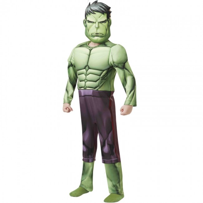 extraer alabanza Siesta Disfraz Hulk Deluxe de Marvel para Niño【Envío en 24h】