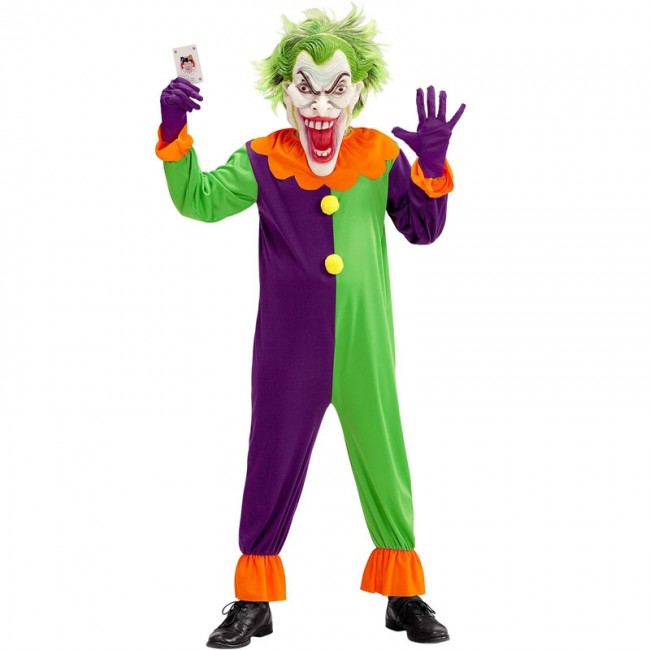 Idear web hogar ▷ Disfraz Joker Maligno para Niño |【Envío Halloween en 24h】
