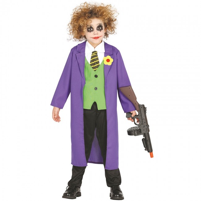 Cardenal granero Articulación Disfraz Joker niño | Disfraces Halloween en 24h