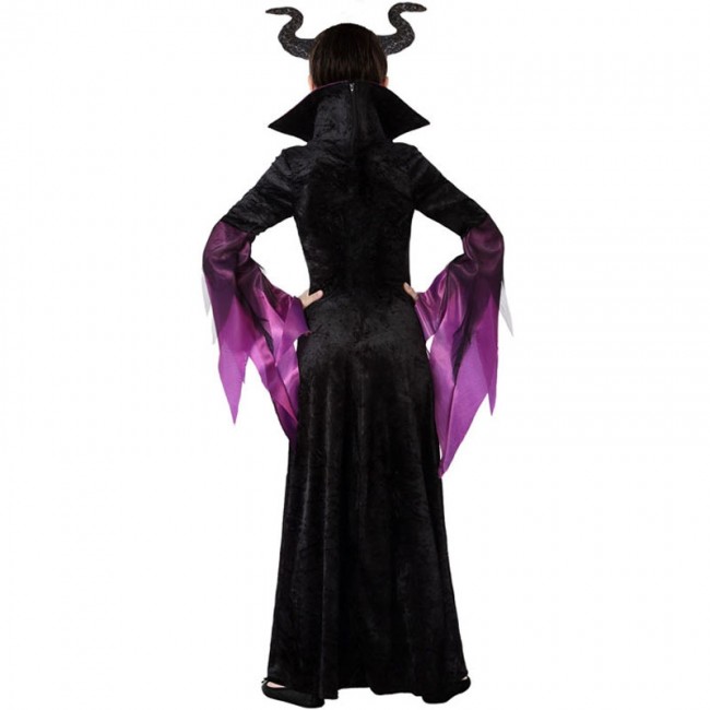 capacidad Enciclopedia Intervenir ▷ Disfraz Maléfica Oscura para Niña |【Envío Halloween en 24h】