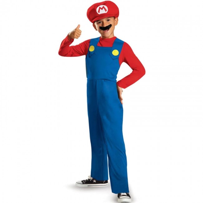 Enumerar ignorancia intervalo ▷ Disfraz Mario Bros Nintendo para Niño |【Envío en 24h】