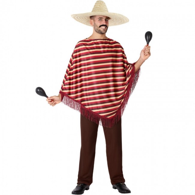 ▷ Disfraz Mexicano a rayas para Hombre |【Envío en 24h】