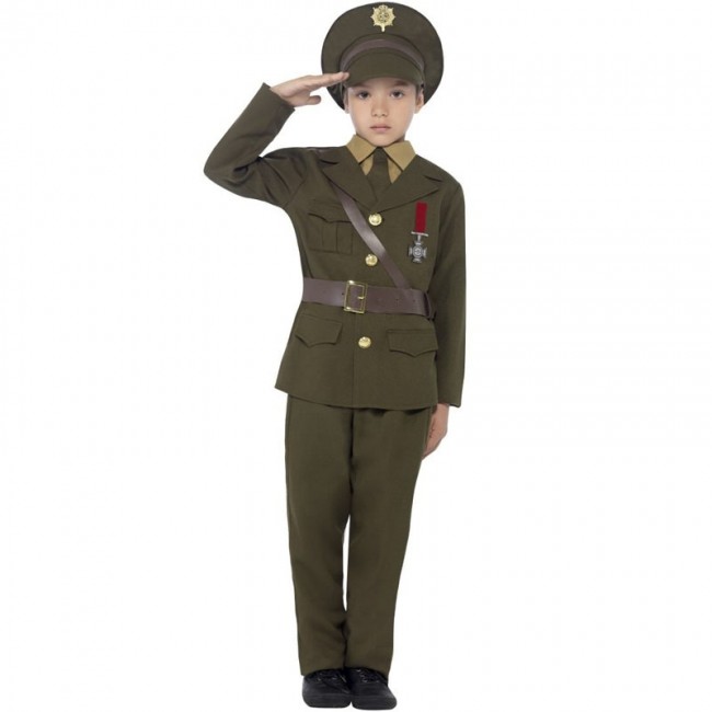 pluma evitar Elegibilidad ▷ Disfraz Militar oficial para Niño【Envío en 24h】