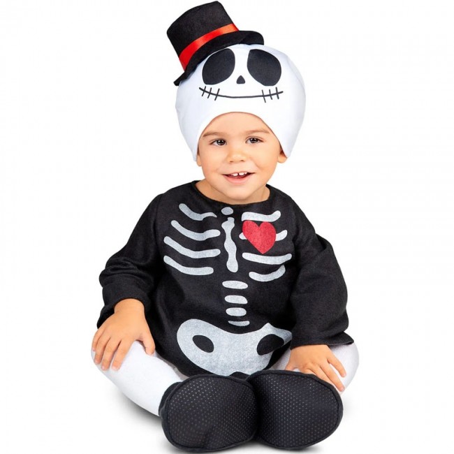 función localizar Edición ▷ Disfraz Mini esqueleto para Bebé |【Envío Halloween en 24h】
