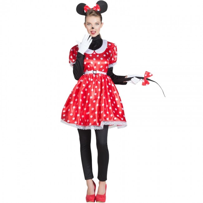 Privilegiado arrastrar entrar ▷ Disfraz Minnie Mouse para Mujer |【Envío en 24h】