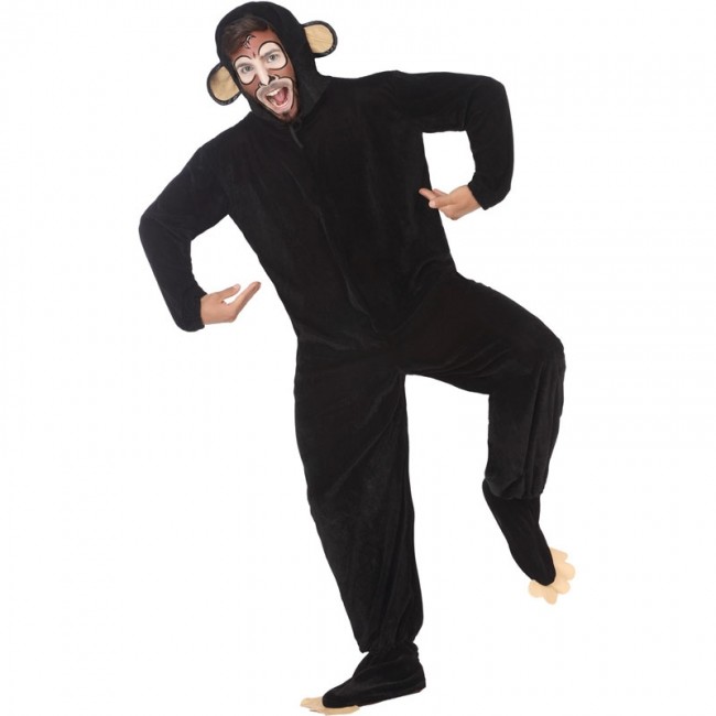 Idear Rebaño busto Disfraz de Mono Chimpancé de la Selva para hombre | Envío en 24h