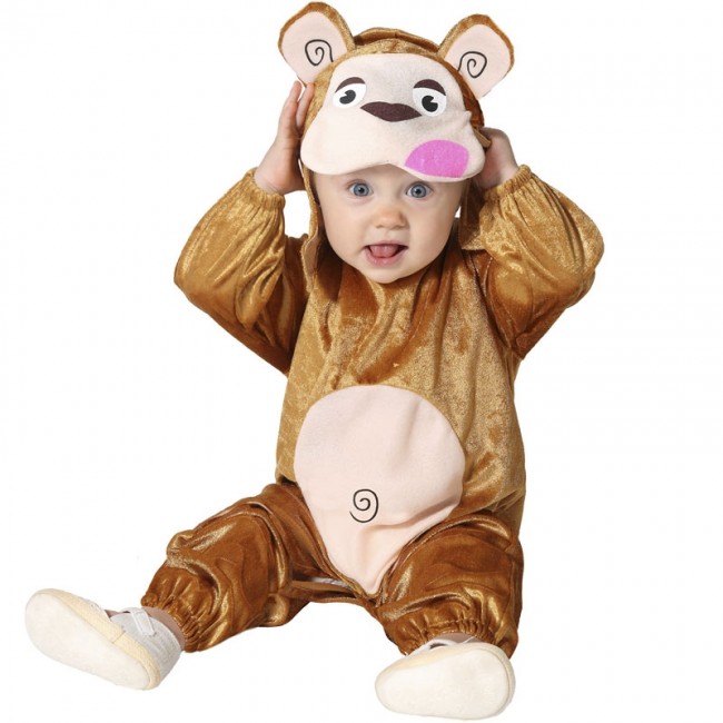 ▷ Disfraz Mono marrón para Bebé