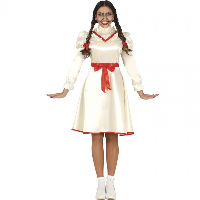 realce necesario Altoparlante ▷ Disfraz Muñeca Annabelle para Mujer |【Envío Halloween en 24h】