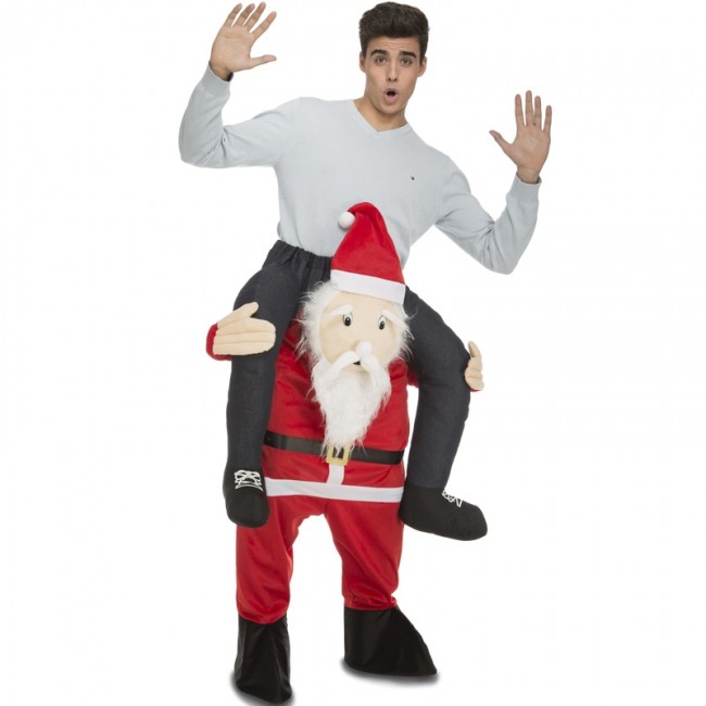 Marcha atrás Lada Gemidos Disfraz de Papá Noel a hombros para hombre | Envío en 24h