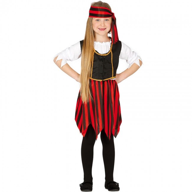 Disfraz de Pirata Corsaria para niña  Envío en 24h
