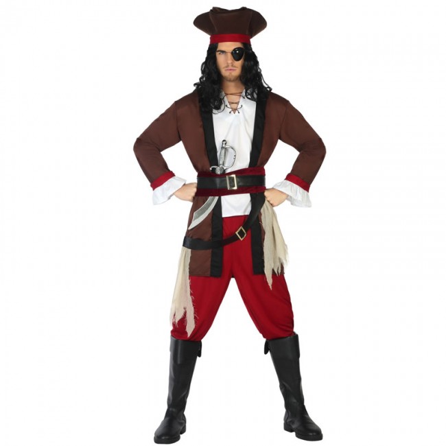 Disfraz de Pirata Caribe hombre