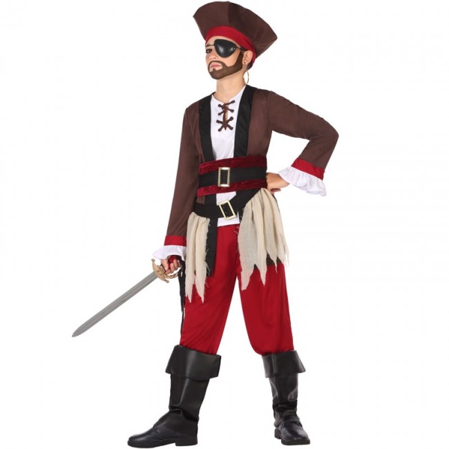 Aspirar Parpadeo Aguanieve ▷ Disfraz Pirata del Caribe para Niño |【Envío en 24h】