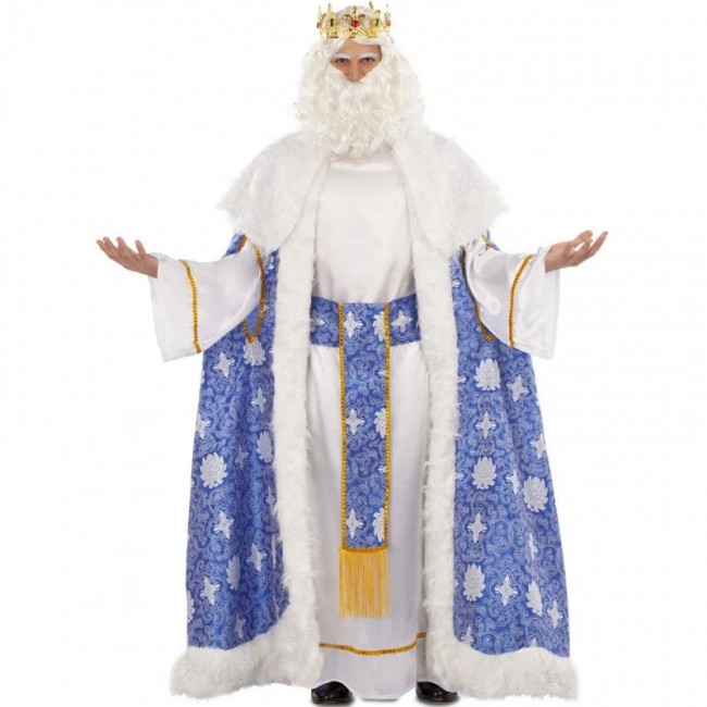 congelado Orador Escarpa ▷ Disfraz Rey Mago Gaspar brocado para Hombre de Navidad |【Envío en 24h】