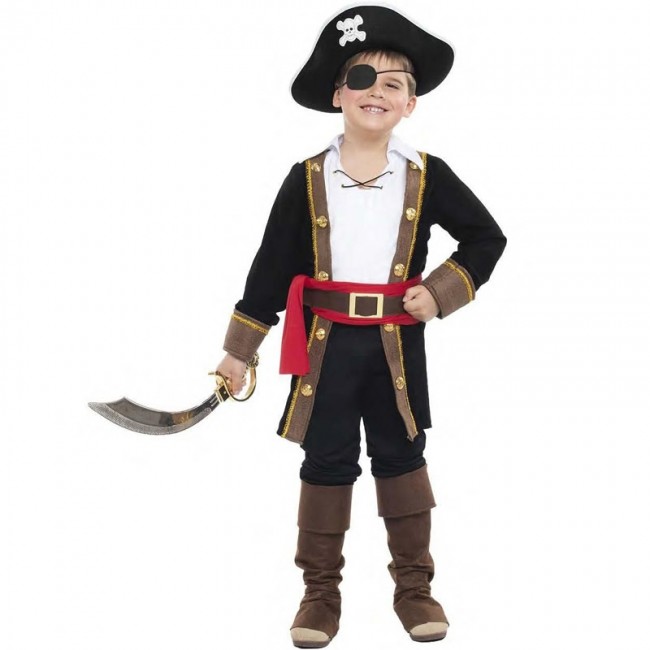Sábana Complicado Inolvidable ▷ Disfraz Rey pirata para Niño |【Envío en 24h】