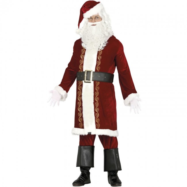 Petición Elucidación A veces a veces ▷ Disfraz Santa Claus con abrigo para Hombre de Navidad |【Envío en 24h】