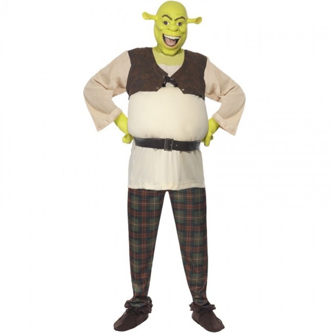 Ambigüedad vendedor dramático ▷ Disfraz Shrek Deluxe para Hombre【Envío en 24h】