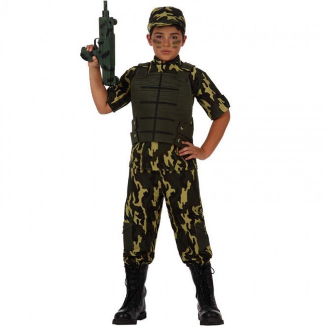 solo Esquivar calificación Disfraz Soldado Camuflaje para niño - Envíos en 24h