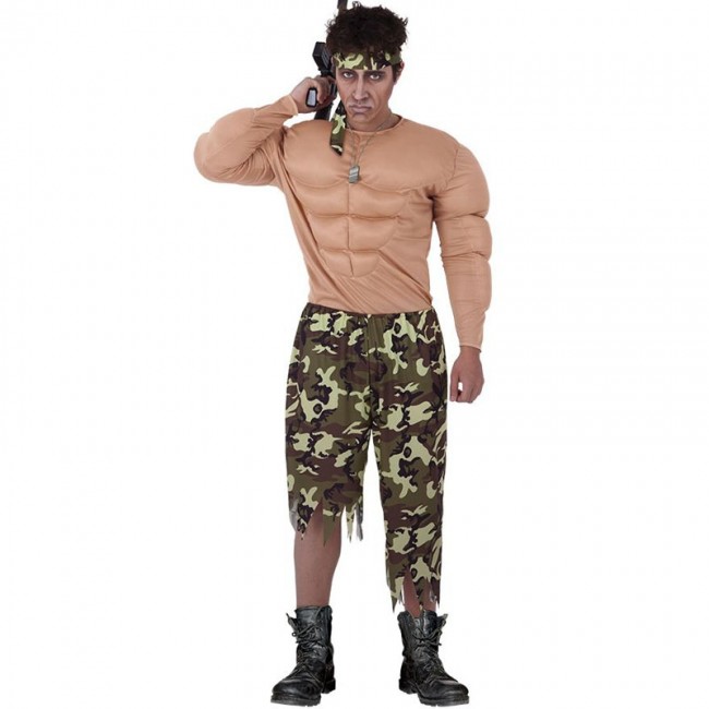 ▷ Disfraz Soldado John Rambo para Hombre