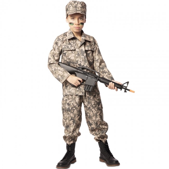 ▷ Disfraz Soldado Militar para Niño