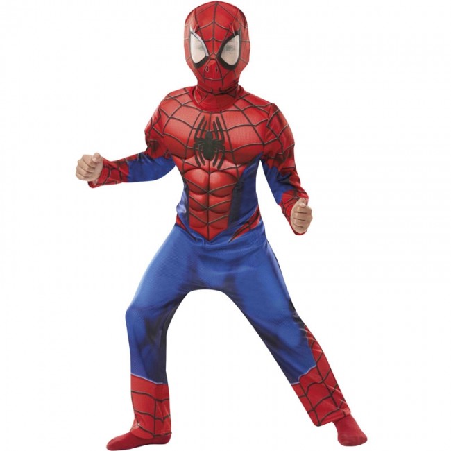 Subdividir Enlace los padres de crianza Disfraz Spiderman Deluxe de Marvel para Niño【Envío en 24h】