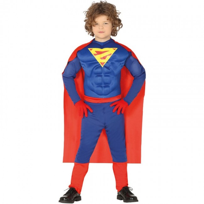 Disfraz Superman para Niño con músculos - Envío en 24h